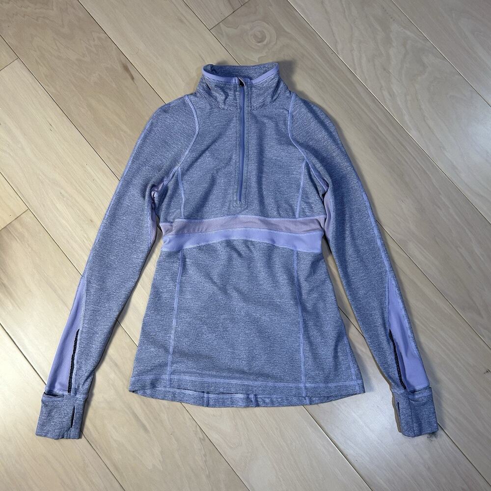Lululemon Run Full Tilt 1/2 Zip Pullover Long Sleeve Women’s 6